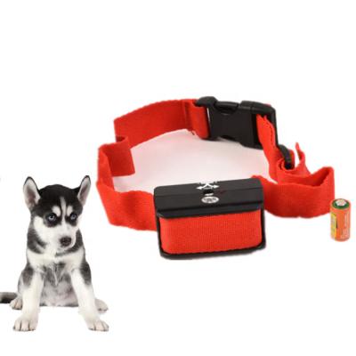 China Increasing Noise and Gradually Shocking Wholesaler Battery Anti Vibration Dog Shock Bark Collar Bark Collar for Dogs for sale