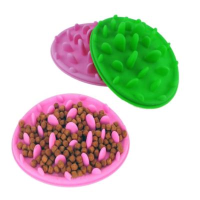 China Viable Feeder Slow Fun Pet Bowl Slow Feeder Silicone Anti Dog Licking Mat With Suction Cups for sale