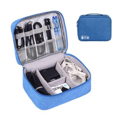 China Viable Accessories Instrument Electronics Travel Bag Digital Memory Cable Organizer Bag for sale