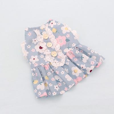 China Stocked Pet Shirt Skirt Dog Lace Princess Dress Dog Clothes for sale