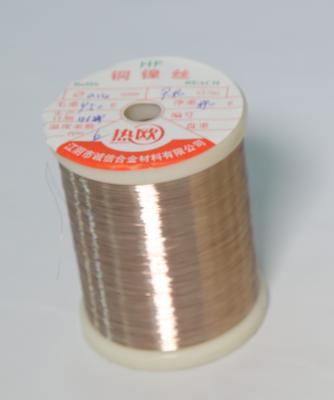 China CuNi6 Copper Nickel Alloy Wire Resistance wire for underground heating for sale