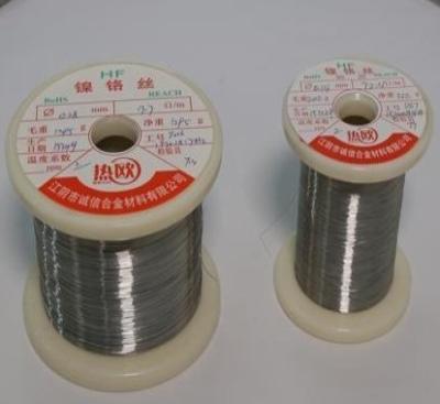 China Pure Siliver Nickel Chrome Cr30Ni70 Resistance Alloy Wire/Strip/Ribbon for heating for sale