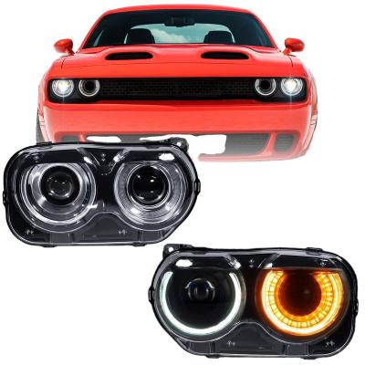 China OE TYPE Auto High Quality Lighting System Halogen Headlight For Dodge Challenger 2015 2016 2017 2018 2019 for sale