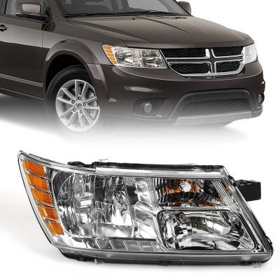 China OE TYPE High Quality Headlight Assy Headlight Halogen With Orange Chrome Trim Side For Dodge Journey 2009-2013 for sale