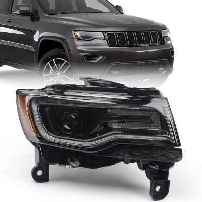 China OE TYPE Lighting System Auto Front HID Headlight For Jeep Grand Cherokee 2017-2020 American Specification Headlight for sale