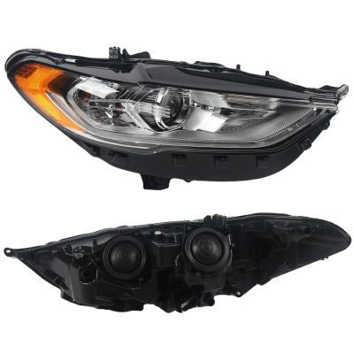 China OE TYPE Black Projector Halogen Headlights Car Headlights Auto Parts For FORD Mondeo 2017-2019 for sale