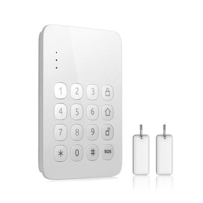 China Wireless Remote Control Alarm Keypad S0S Card Tamper Alarm RFID Security Alarm System Smart Home Accessories for sale