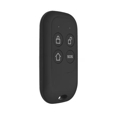 China ABS plastic self-checking remote control burglar smart home all in one tuya smart wireless security systems alarm mic remote control for sale