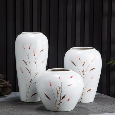 China Contemporary Ceramic Vases For Flower Vase 3 White Vase Decor Decor Home Decor Set for sale