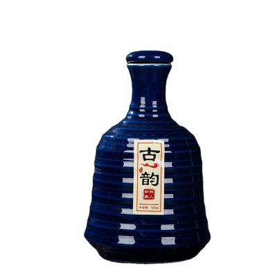 China Ceramic Beverage Wine Bottle Plant Jars Bottle Container Storage Bottles for sale