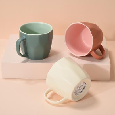 China Water Viable Creative Personality Household Mug Coffee Pumpkin Cup Ceramic Breakfast Mug for sale