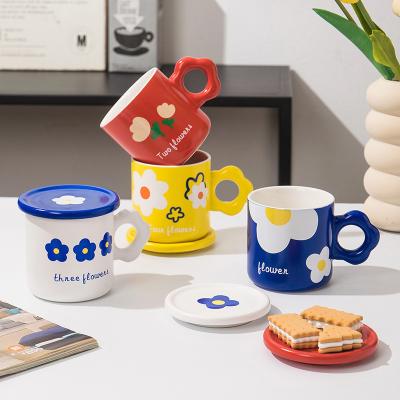 China Viable Wholesale Cute Creative Milk Mugs For Girls Lunch Cups Office Desk Cups for sale