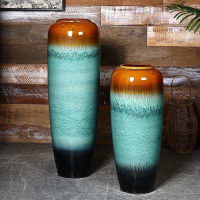 China Vintage Contemporary Custom Ceramic Huge Vases Boho Style Vase Home Decorative Luxury Accessories for sale