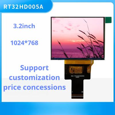 China MIPI Interface IPS LCD TFT Screen Display 12LEDS Backlight 3.2 Inch 1024x768 for sale