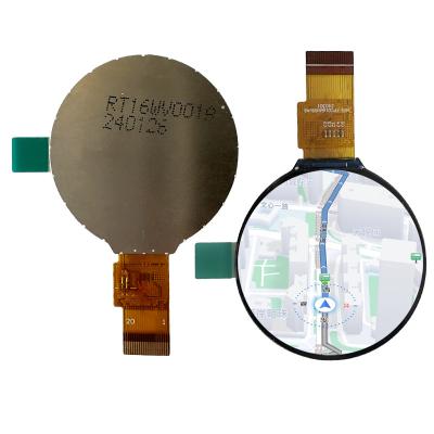 China Transmissive Circular TFT Display Round LCD Screen 1.6 Inch 360cd/M2 for sale