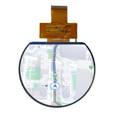 China 3.5Inch Round Semicircular LCD Display 800x640 HD TFT Screen for sale