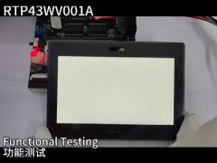 RGH 4.3 Inch TFT LCD IPS Touchscreen 800（RGB）X 480 Resolution 370cd/M2 Brightness