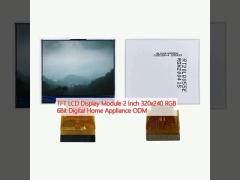 TFT LCD Display Module 2 Inch 320x240 RGB 6Bit Digital Home Appliance ODM