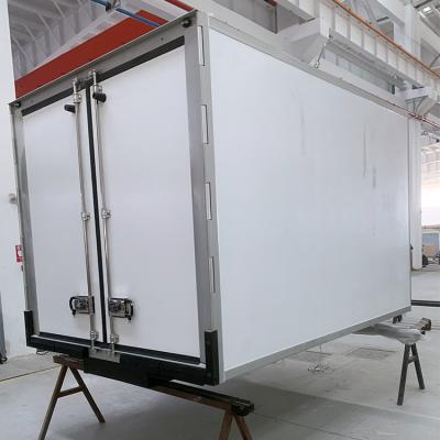 China Lightweight FRP Sandwich Panel Freezer Truck Body Cold Plate Refrigeration Unit for sale