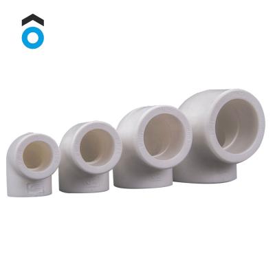 China Plastic& brass ppr pipe fitting 90 degree elbow for water tube for sale