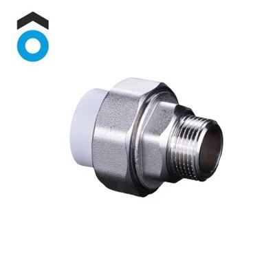 China Hot or cold water ppr pipe fitting ppr male threaded union for sale