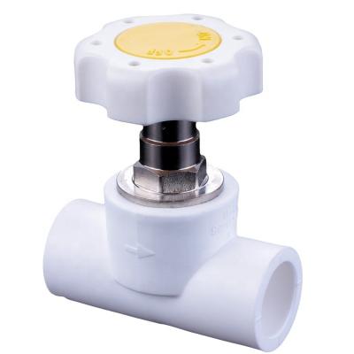 China hot or cold water ppr pipe fitting ppr stop valve for sale