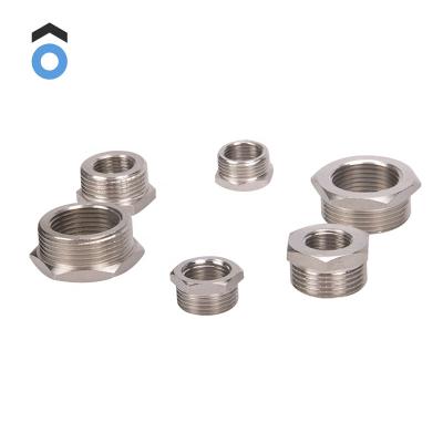 China CW617N Brass Nickel Plated Brass Fitting Copper Bushing for sale