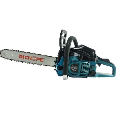 China 2-Stroke RICHOPE 2021 YEAR NEW PRODUCT CHAINSAW PT140 MODEL FOR GARDEN FAMILY USE PETROL CHAINSAW SMALL for sale