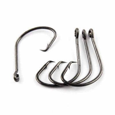 China High Carbon Steel Hooks 100 Pcs/Set 7381 Sea Fishing High Carbon Steel Hooks Bulk Hooks High Quality for sale