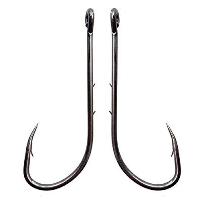 China 100pcs/bag 92247 Baitholder Sea Fishing Bait Hooks Compensated Barbed Long Leg High Carbon Steel Fishhooks for sale