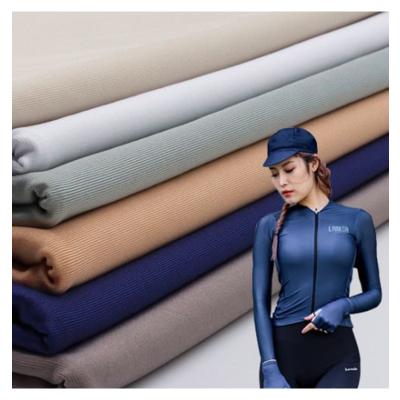 China Viable Knit Yummy Silky Elastic Polyester Spandex Plain Tank Top Polyester Fabric With Brush Or Peach Finish For Yoga Wear Legging Dress for sale