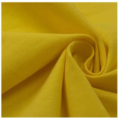 China Professional High Quality Big Circle Stretch Palladium Knitting Fabric Low Weight Plain Dyed For T Shirt 95%Polyester 5%Spandex for sale