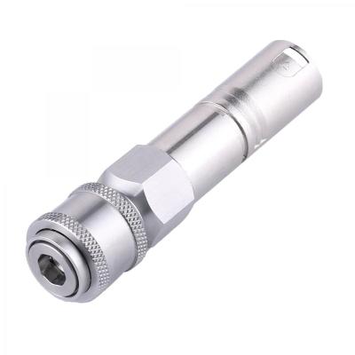 China Metal Hismith KlicLok System Adapter For 3XLR Connector Sex Machine Attachment Connector for sale