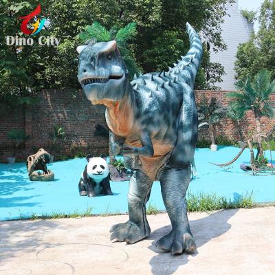 China Good quality silicone rubber dinosaur adult realistic wearable animatronic costume for business party for sale