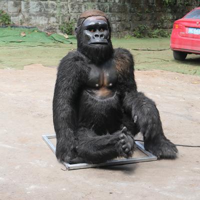 China High sense real simulation animatronic life size animals gorilla on sale for sale