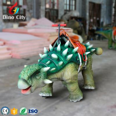 China Real Sense Coin Operated Animatronic Walking Dinosaur For Kids for sale