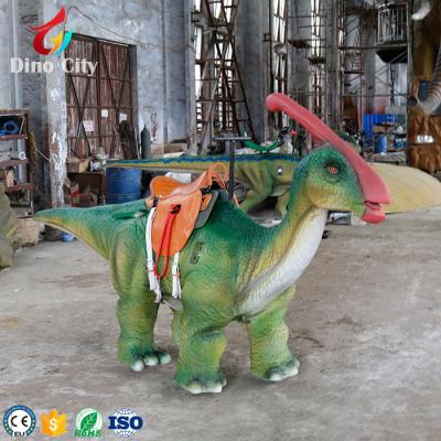 China Real Sense Dinosaur Coin Operated Ride Toy For Amusement Park Kids Entertainment for sale