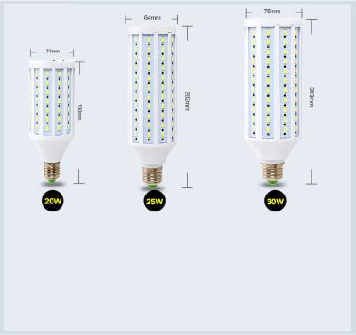 China e27 LED corn light 3w 5W 7W 9W 12W 15W 20W 25W 30W  E40  E39  E27  E26 corn led bulb replace traditional high bay ra>80 for sale