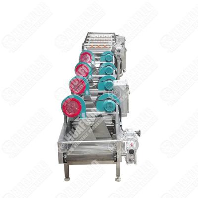 China Industrial Frozen Vegetable Production Line Fruit And Vegetable Washing And Drying Machine Fruit And Vegetable Cleaning Machine for sale