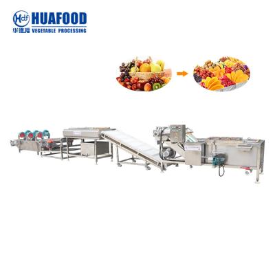 China Industrial Fruits Washing Processing Line Food Washing Machine Manufacture Orange Washing Machine for sale