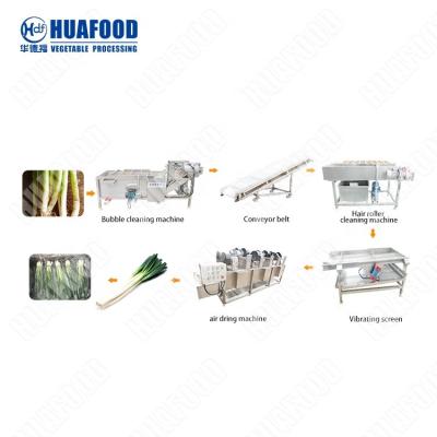 China Vegetables With Ozone Disinfection Machine Fruit And Vegetable Pretreatment Lettuce Washing Machine for sale