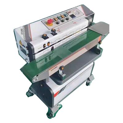 China FR-900 Band Sealer Continuous Band Sealer Sealing Machine Horizontal Sealing Machine With Date Printing for sale