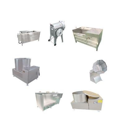 China Automatic Processing Line For Potato Flakes French Fries Machine Production Line Fruit Chips Production Line for sale