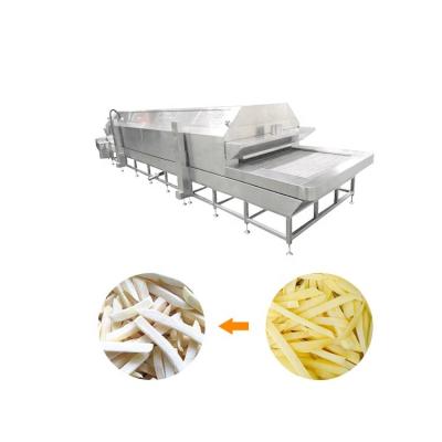 China Semi Automatic 100kg French Fries Processing Line Fresh Finger Potato Chips Production Line French Fries Food Processing Line for sale