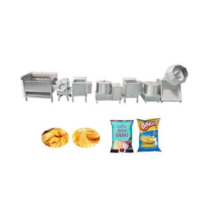 China Potato Chips Making Machine Automatic Line French Fry Product Line 200kg/h Snack Food Processing Production Line for sale