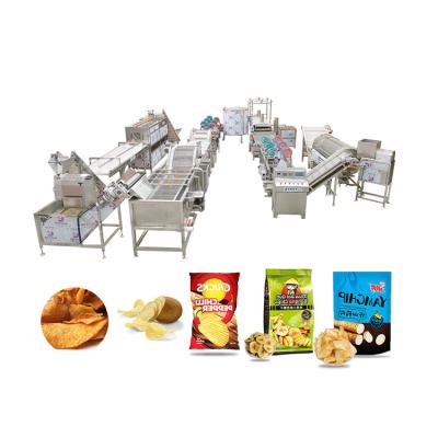 China Large Deep Fried Potato Chips Production Line French fries Production Line French Fry Half for sale