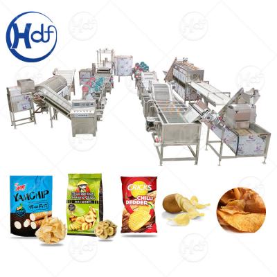 China Potato Chip French Fry Machine Line French Fries Potato Chips Line Semi-automatic French Fries Line for sale