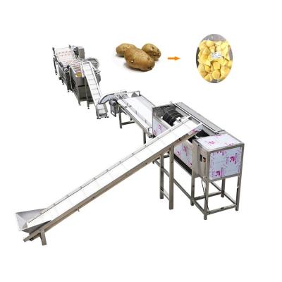 China Sweet potato washing cleaning sorting selecting processing line for sale