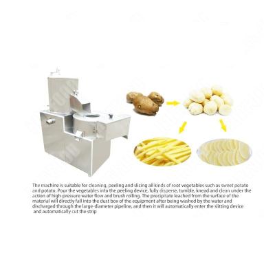 China Industrial Home Use Potato Washing Peeling Machinery/Potato Chip Making Machine Price for sale