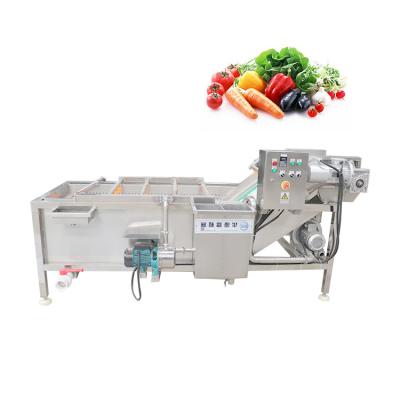 China washing machine for salad vegetable  large vegetable cleaning line Multi-functional fruit and vegetable cleaning machine for sale